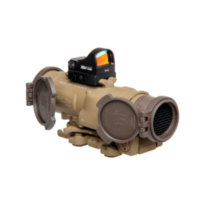 ELCAN Specter DR1X/4X Dual-Field-of-View Optical Sight - DFOV4-T265-C20-X3 - 7.62 (CX5396 ballistic reticle) with 3MOA XOPTEK, FDE